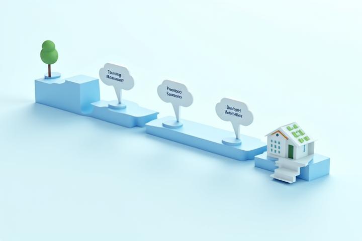 A visual representation of a streamlined, step-by-step implementation timeline for new software, highlighting ease, training, and ongoing support for independent hotel operators.
