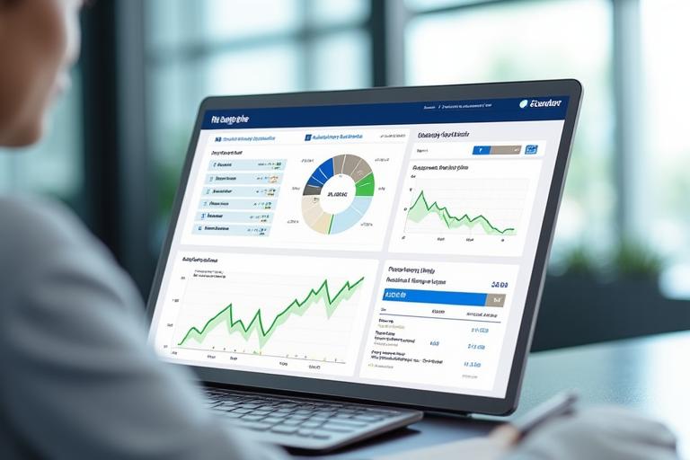 Quality tracking dashboard showing inspection reports, performance trends, and checklists.