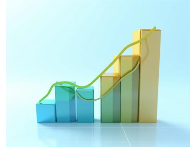 Dynamic chart showing revenue growth and cost savings before and after using Root Stay