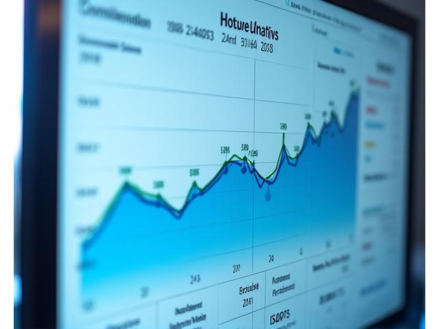 Predictive analytics dashboard showing future occupancy trends with confidence bands